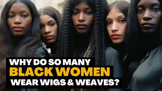 Why do so many Black women wear wigs amp weaves [upl. by Odnarb780]