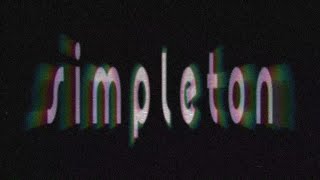 Youth In Oblivion  Simpleton Lyric Video [upl. by Anoli]