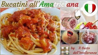 PASTA AMATRICIANA Italiana  How to do quotTutorial 2017quot [upl. by Ateikan]