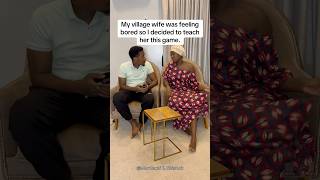 MY VILLAGE WIFE🤣 funny couple shorts [upl. by Tuckie]