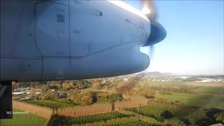 Air New Zealand Q300 Arriving Gisborne Airport [upl. by Aowda]