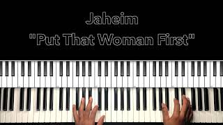 Jaheim quotPut That Woman Firstquot Piano Tutorial [upl. by Aihsatsan928]