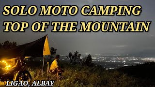 MOTO Camping Adventure  TOP OF THE MOUNTAIN [upl. by Otipaga]