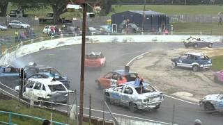 Banger Racing  Barford Raceway 082015 [upl. by Llevaj]