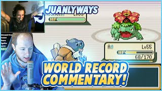 COMMENTARY on the NEW Pokemon FireRed LeafGreen World Record [upl. by Lisbeth934]