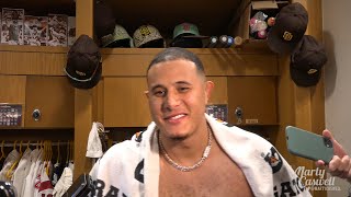 Manny Machado on Padres NLDS game 3 win baserunning Max Muncys comments amp incredible Tatis [upl. by Harvison]