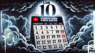 Descubre los 10 peores días para nacer y sus supersticiones [upl. by Bannerman714]