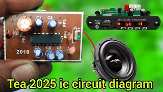 make tea 2025 IC amplifier circuit super baas 😘 [upl. by Notsnhoj63]