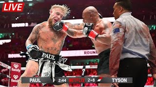 FULL FIGH MIKE TYSON vs JAKE PAUL fight🔥🔥 [upl. by Herrle]