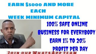 The best online business for all 100 safe business earn between 1 to 20profit per day [upl. by Tallula845]