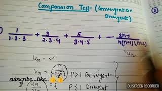 Comparison test convergent divergent comparison testmethod 1tgt pgt  dsssb  kvs maths [upl. by Enimrac145]