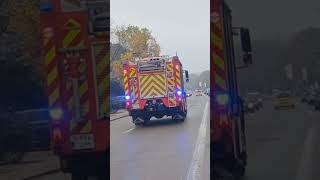 brandweer Essen België met de autopomp naar een interventie in Essen [upl. by Gilba]