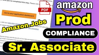 Amazon Prod Compliance Test Answers  Prod Compliance Senior Associate  Amazon Jobs Online Test [upl. by Upali]