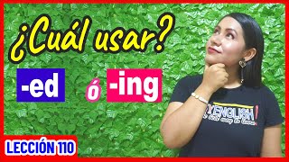 Cuando usar ed ó ing 🤔 PARTICIPIAL ADJECTIVES ✅ INGLÉS CHÉVERE 110 😎 [upl. by Ailgna914]