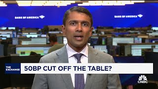 Expect the Fed to cut rates by 25bps for the next five meetings says BofAs Aditya Bhave [upl. by Asyal199]