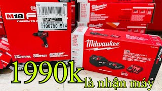 Full set Milwaukee 290420 Pin Sạc  Chỉ 1990k Nhận Máy 07032499100343256802Zalo [upl. by Carney]