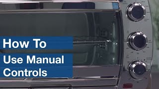 How To Use Manual Controls on Countertop Ovens  Oster® [upl. by Knoll]