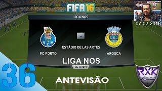 F C PORTO VS AROUCA LIGA NOS ANTEVISÃO 07 02 2016 [upl. by Nnad286]