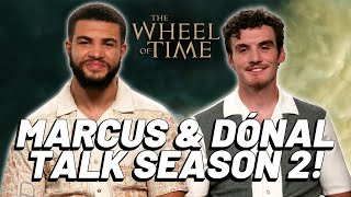 The Wheel of Times Marcus Rutherford and Dónal Finn tell us about Perrin Mat and season 2 [upl. by Otxis]