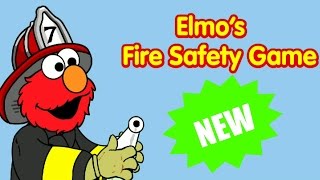 Sesame Street Elmos Fire Safety Educational Kids And Children Games [upl. by Piggy151]