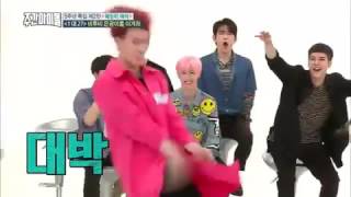 Got7Yugyeom Weekly Idol 5th Anniversary Special Funny dance battle [upl. by Ahseetal]