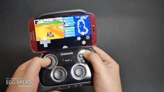 SAMSUNG GAMEPAD for Galaxy s4 LTEA drastic MARIO CART  삼성 게임패드 갤럭시s4 드라스틱 마리오카트 [upl. by Sonahpets]