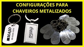 GRAVAÇÃO DE CHAVEIRO DE METAL  TUTORIAL LIGTH BURN [upl. by Kentiggerma]