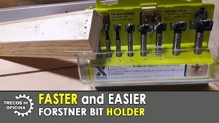 Quick and Easy Forstner Bit Storage [upl. by Rodmann666]