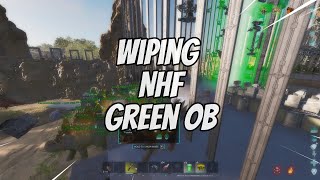 Wiping NHF Green Ob amp Towers  Ark Ascended Official PvP [upl. by Arsuy]