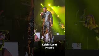 Keith Sweat Performing Twisted Live in Atlanta [upl. by Ymaral]