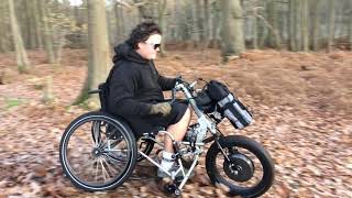 HandcycleHandbike  ClipOn Viper XS Power Cycle [upl. by Secnarf]