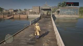 Tranquilamente en RDR2 ONLINE desafios y mas experiencia Juego Platinado [upl. by Flossi]