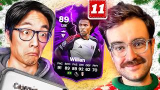 FC24 Squad Builder Showdown Advent UPGRADED WILLIAN Day 11 vs James [upl. by Cord]