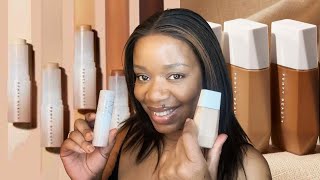 NEW FENTY BEAUTY SKIN TINT STICK VS SKIN TINT LIQUID [upl. by Aerdno560]