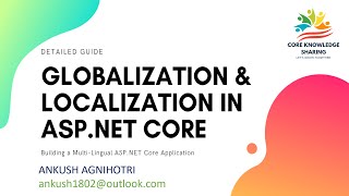 Localization And Globalization NET 70  Core Knowledge Sharing [upl. by Egdirdle]