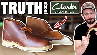 Clarks Desert Boot  CUT IN HALF  Chukka Boots  Whats Pull Up Leather [upl. by Ugo]