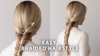 How To Fishtail Braid Your Own Hair💗✨ [upl. by Tybie856]