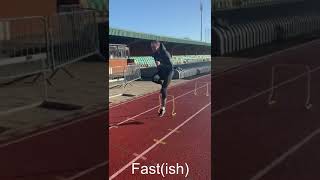 Fast Hurdling  improving hurdle technique [upl. by Llertrac]