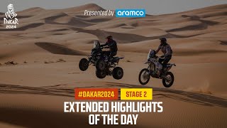 Extended highlights  Stage 2  Dakar2024  W2RC [upl. by Esma]