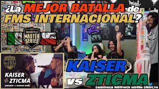 🔴COLOMBIANOS REACCIONAN a ZTICMA vs KAISER ¿La MEJOR BATALLA de FMS INTER FMS INTERNACIONAL 2019💥 [upl. by Ramsey608]