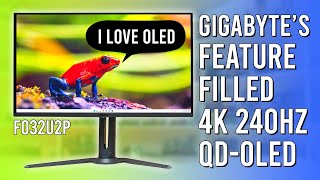 4K QDOLED With DisplayPort 21  Gigabyte Aorus FO32U2P Review [upl. by Uhthna423]