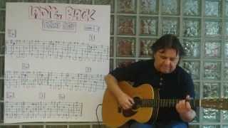 Fingerstyle Guitar Lesson  82 LADY IN BLACK Uriah Heep [upl. by Ermey]