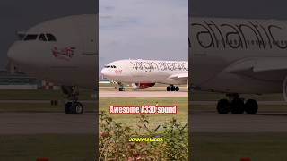 Awesome Virgin Atlantic A330 takeoff 3924 [upl. by Wolliw]