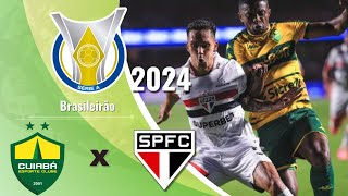 Cuiabá x São Paulo Campeonato Brasileiro 05102024 préjogo [upl. by Aidroc]