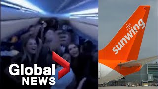 Partying maskless Sunwing passengers prompt federal investigations [upl. by Carthy]