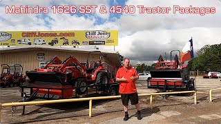 Mahindra 1626 SST amp 4540 4WD Tractor Packages [upl. by Helsell343]