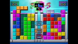 Tetris Giant arcade 2 player Coop and VS mode 60fps [upl. by Valentino]