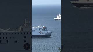 The new Manxman enters Douglas Bay [upl. by Ijar]