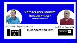 Feasibility Study Oral DefensePresentation Tips For BSBA Students [upl. by Sigismund]