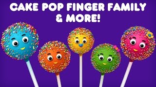 Cake Pop Finger Family Collection  Top 10 Finger Family Collection  Finger Family Songs [upl. by Couchman]